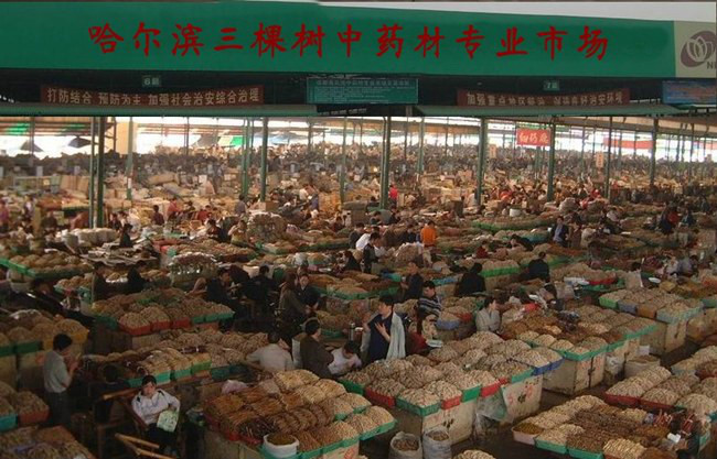 哈尔滨三棵树药材专业市场